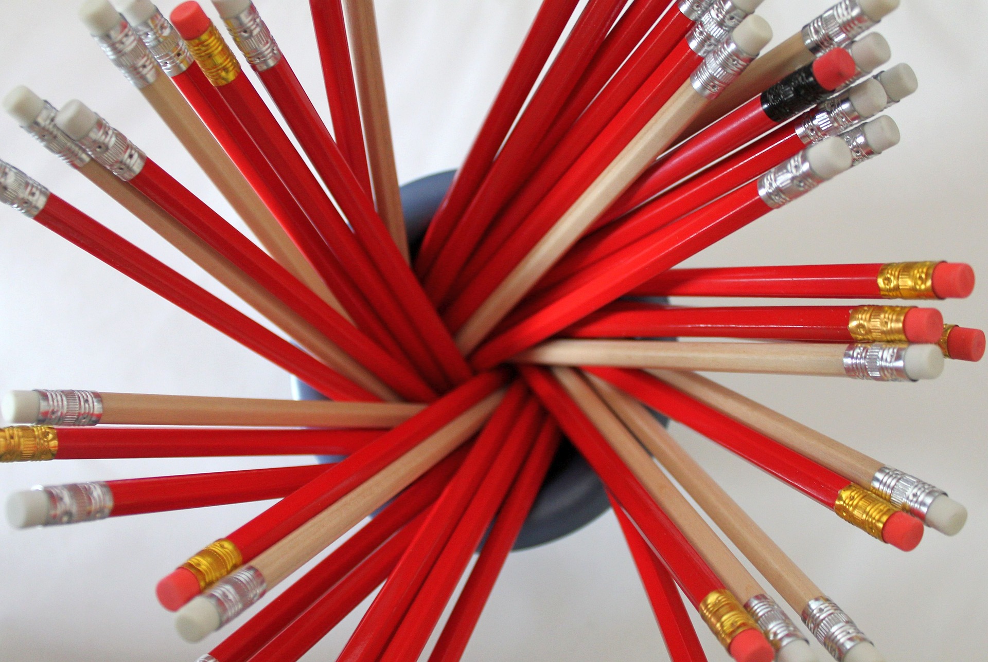 El vermell és el color de la correcció